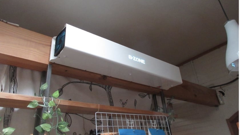 室内の空気を循環除菌