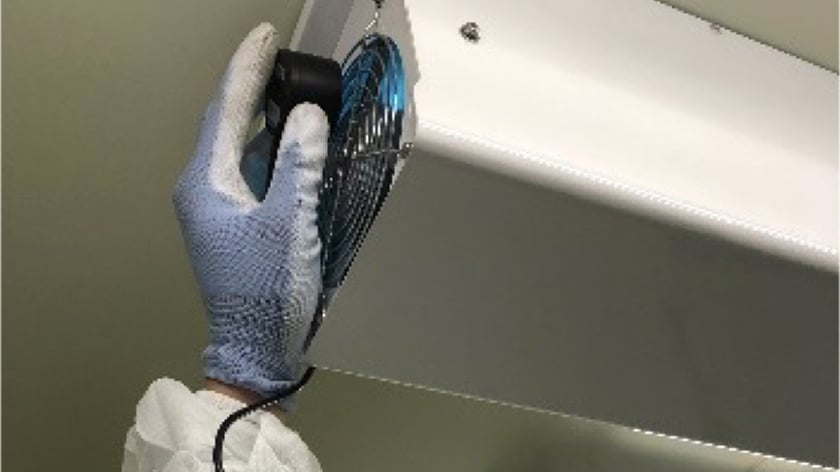 天井や壁面へ設置可能