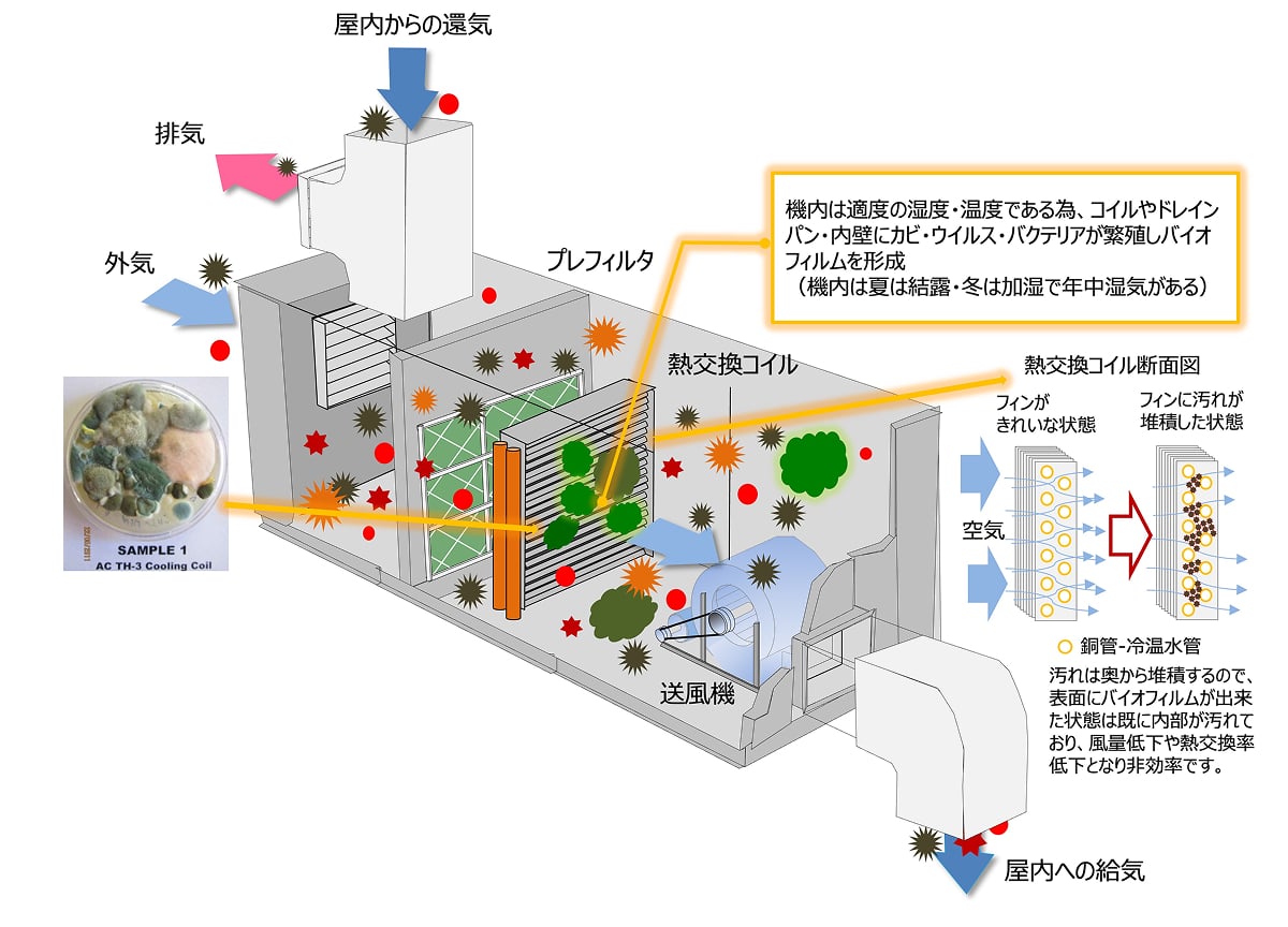 室内空気質の図解