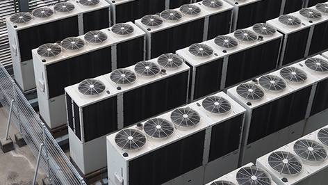 個別空調室外機の省エネ