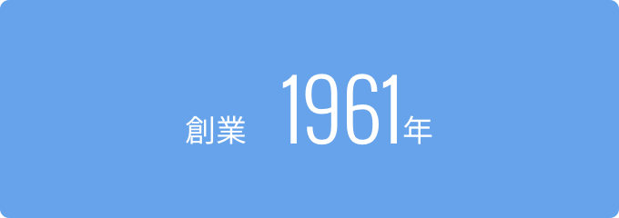 創業1961年